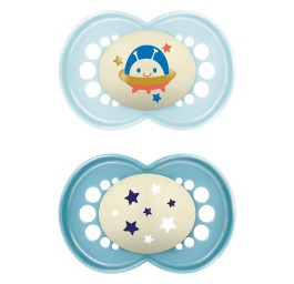 MAM Night lolette sil 16-36m Boy 2 pce