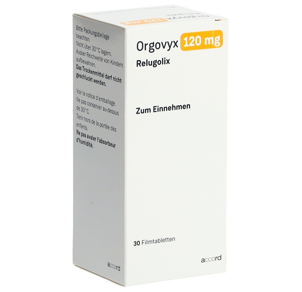 ORGOVYX cpr pell 120 mg fl 30 pce