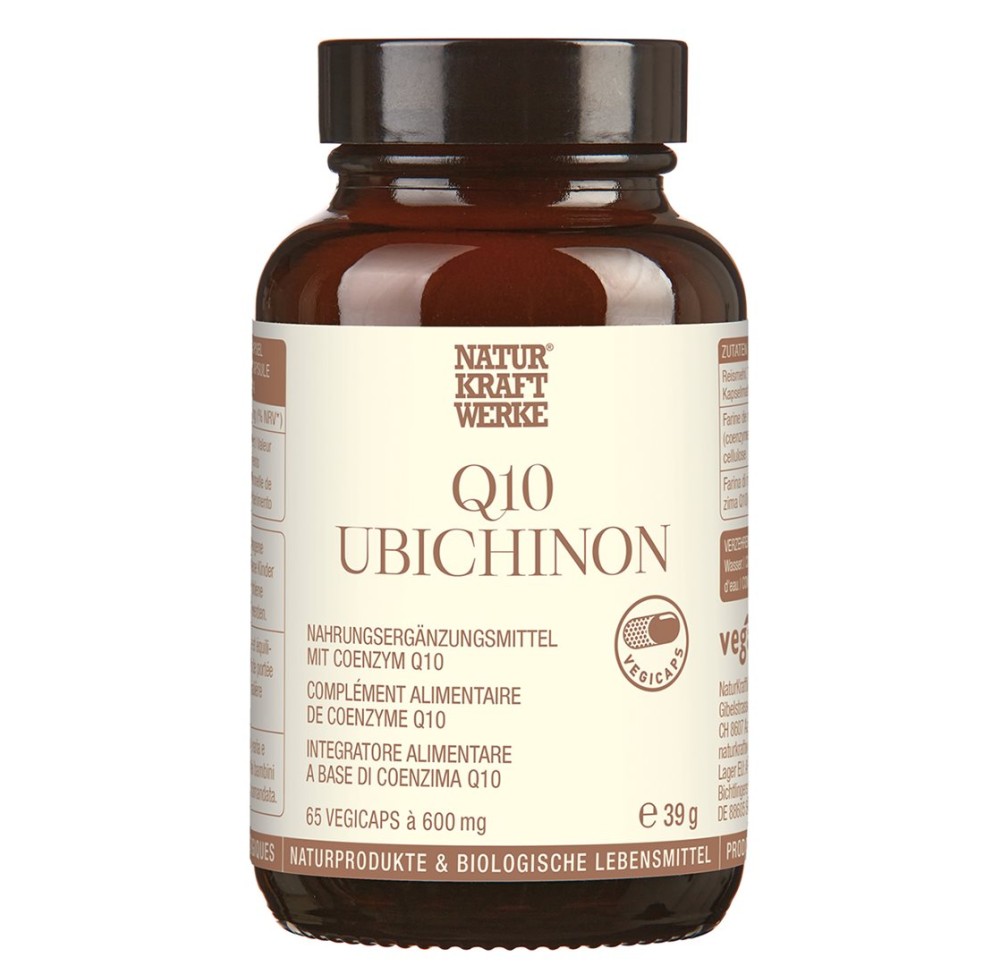 NATURKRAFTWERKE Q10 Ubichin vegicaps 600 mg 65 pce