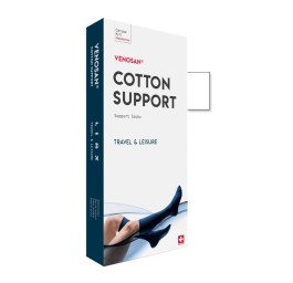 VENOSAN COTTON SUPPORT Socks A-D S white 1 paire