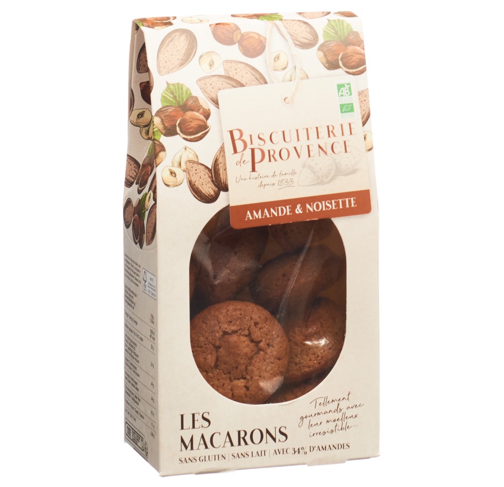 BISCUITERIE macarons noisettes s glut bio 130 g