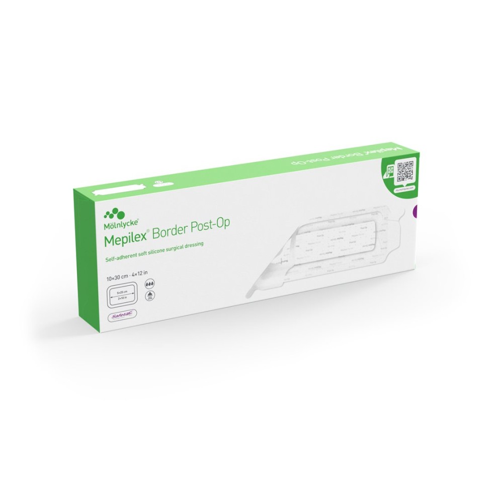 MEPILEX Border Post OP 10x30cm (nouv) 10 pce