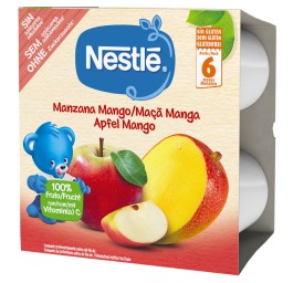 NESTLE compote pomme mangue 4 x 100 g