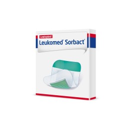 LEUKOMED Sorbact pans adh bacté 8x15cm st 20 pce