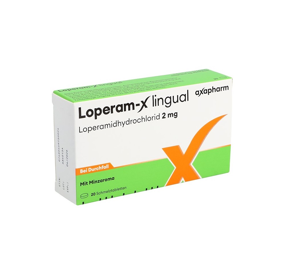 LOPERAM-X lingual cpr orodisp 20 pce