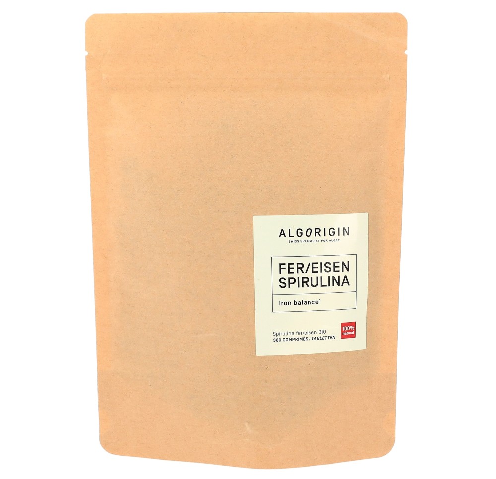 ALGORIGIN Spiruline Fer cpr bio sach 360 pce