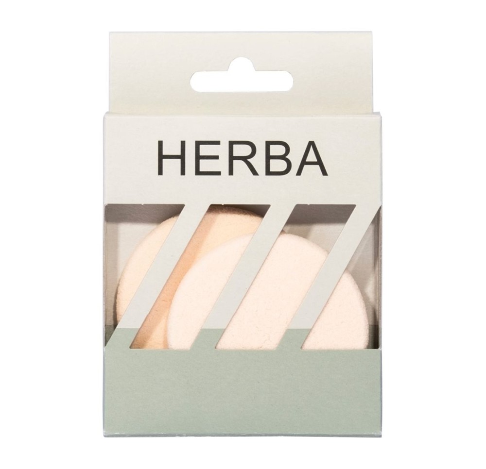 HERBA éponges make-up rond 2 pce 5607