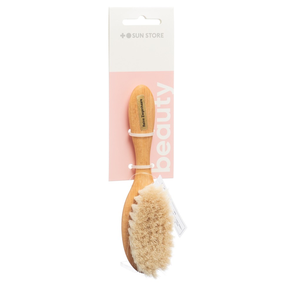 SUN STORE Beauty brosse bébé poil chèvre bois hêt