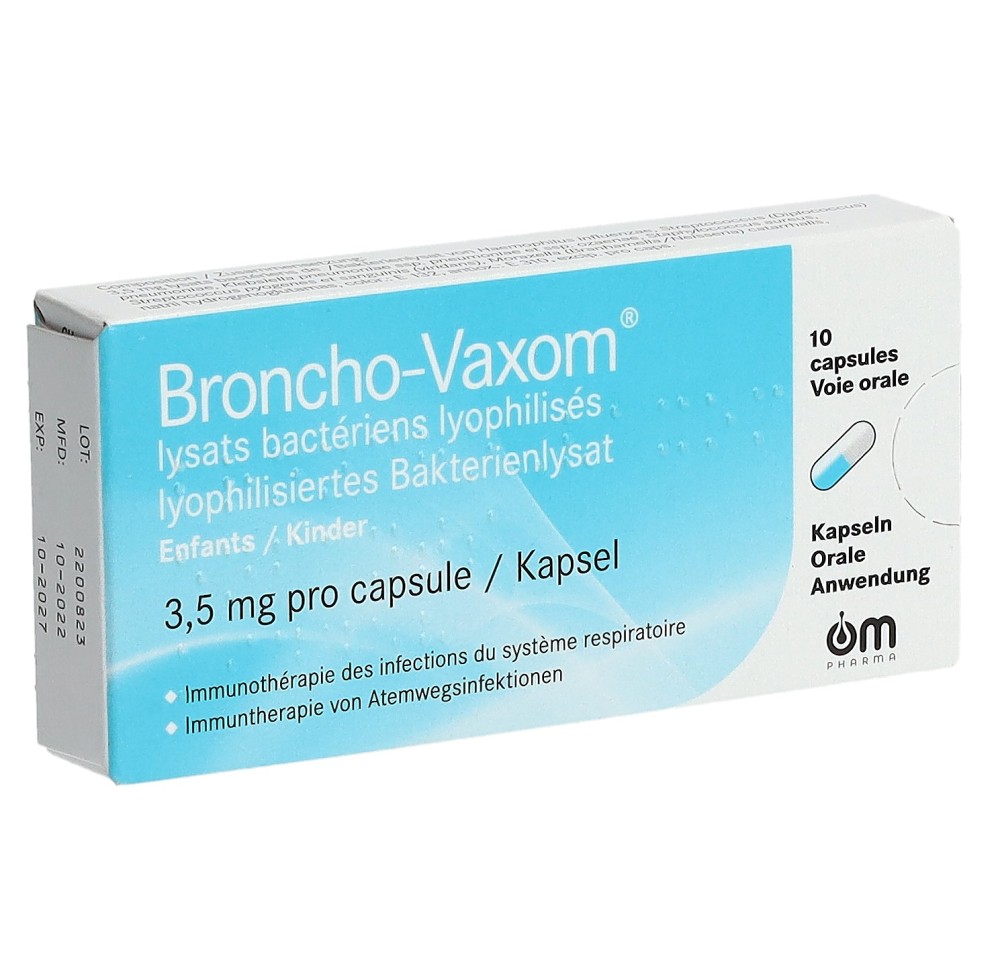 BRONCHO-VAXOM caps enf 10 pce