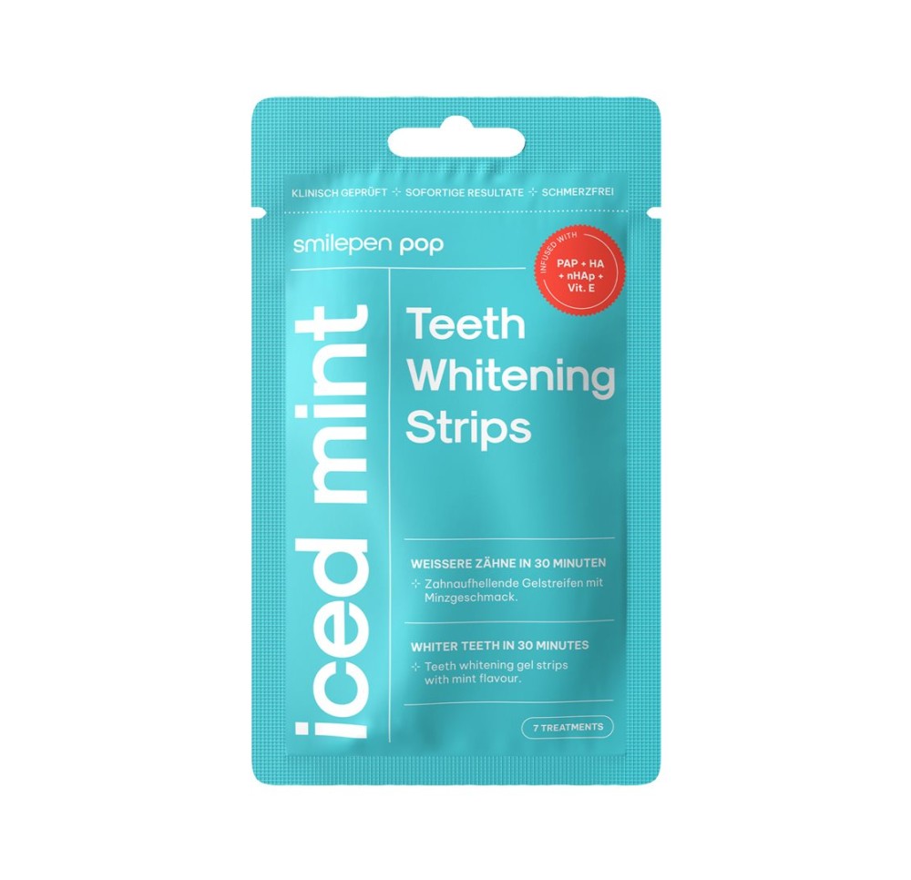 SMILEPEN Pop Teeth Whit Strips Iced Mi 7 x 2 pce