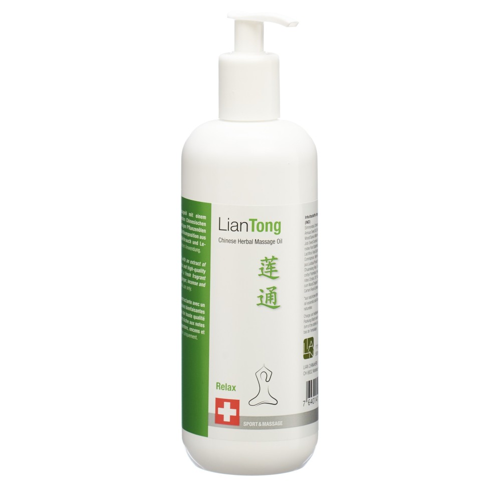 LIANTONG Chinese Herbal Massage Oil Relax 500 ml