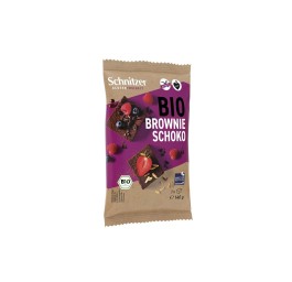 SCHNITZER Bio brownie chocolat végétal 140 g