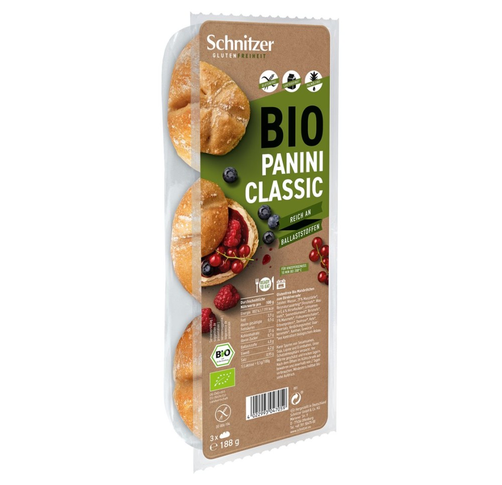 SCHNITZER Bio panini classic clair 188 g