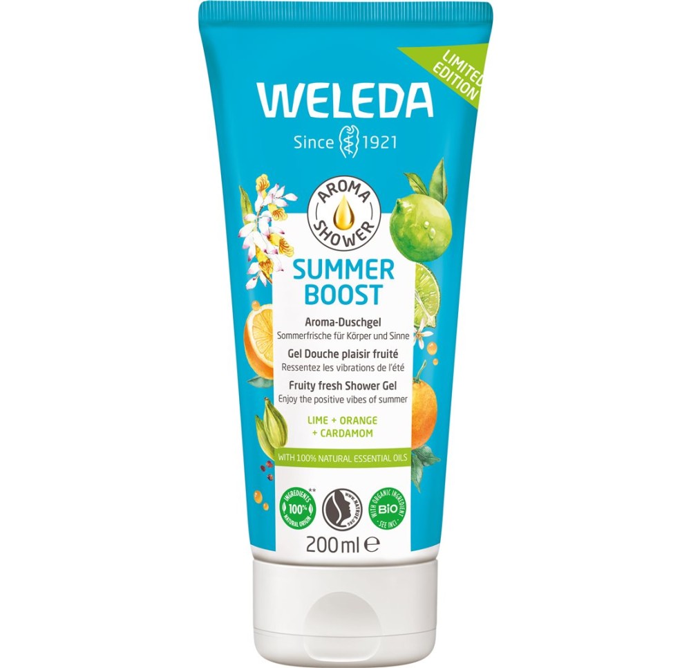 WELEDA aroma shower summer boost tb 200 ml