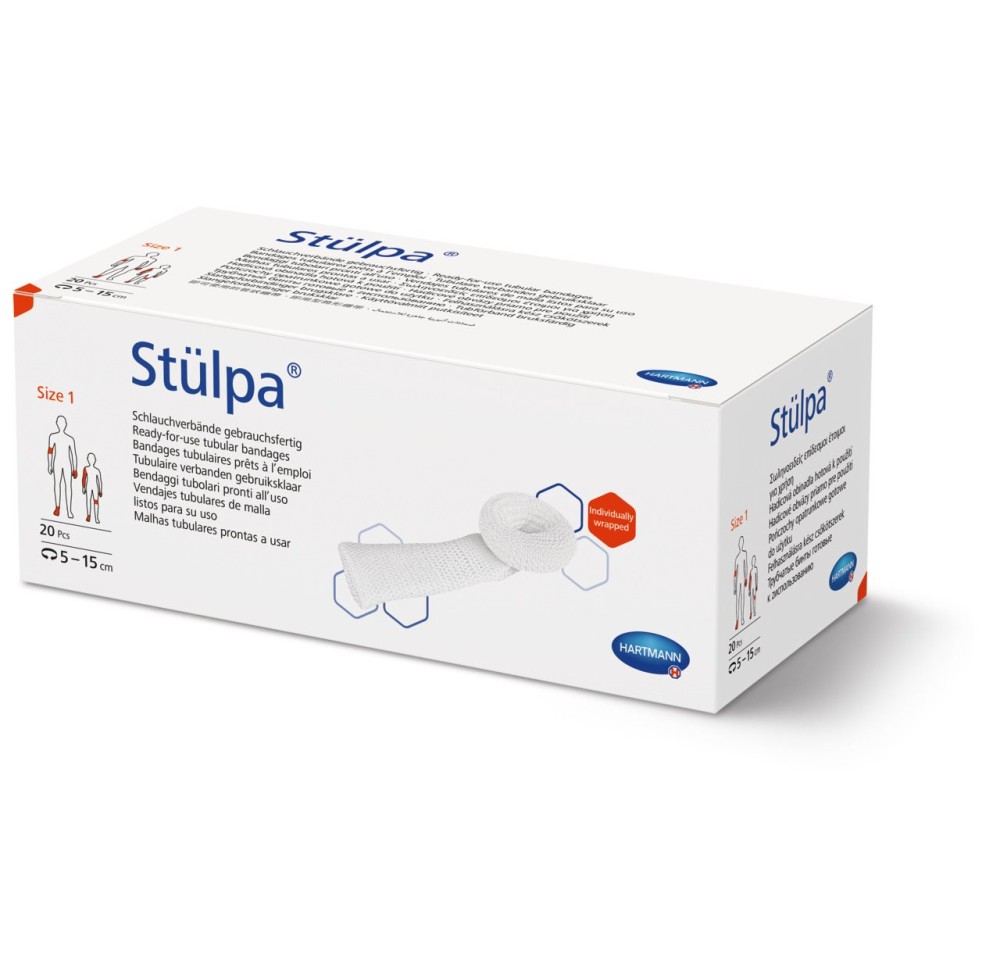 STÜLPA bandage tubulaire prêts à l'emploi 20 pce