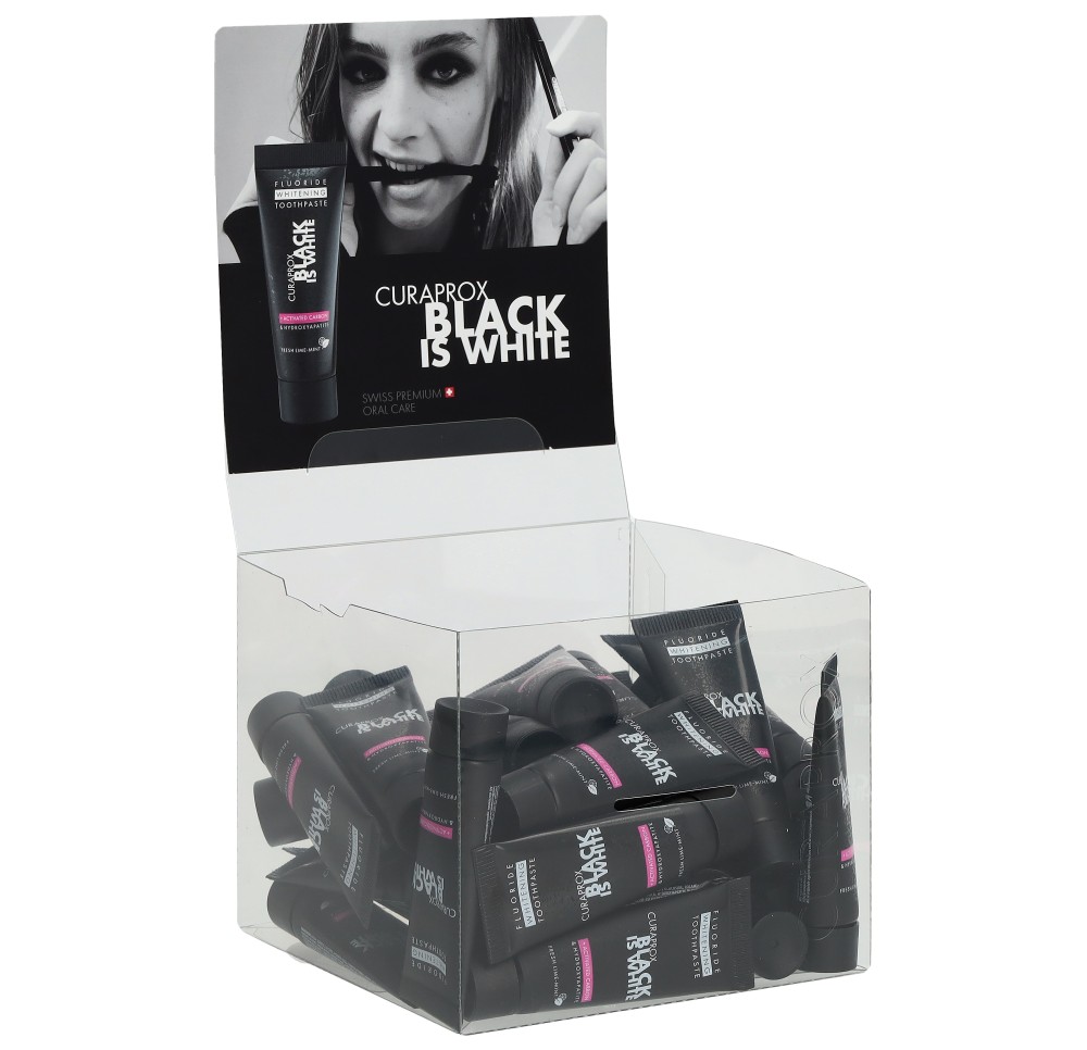 CURAPROX disp Black is white dentifrice 36pce