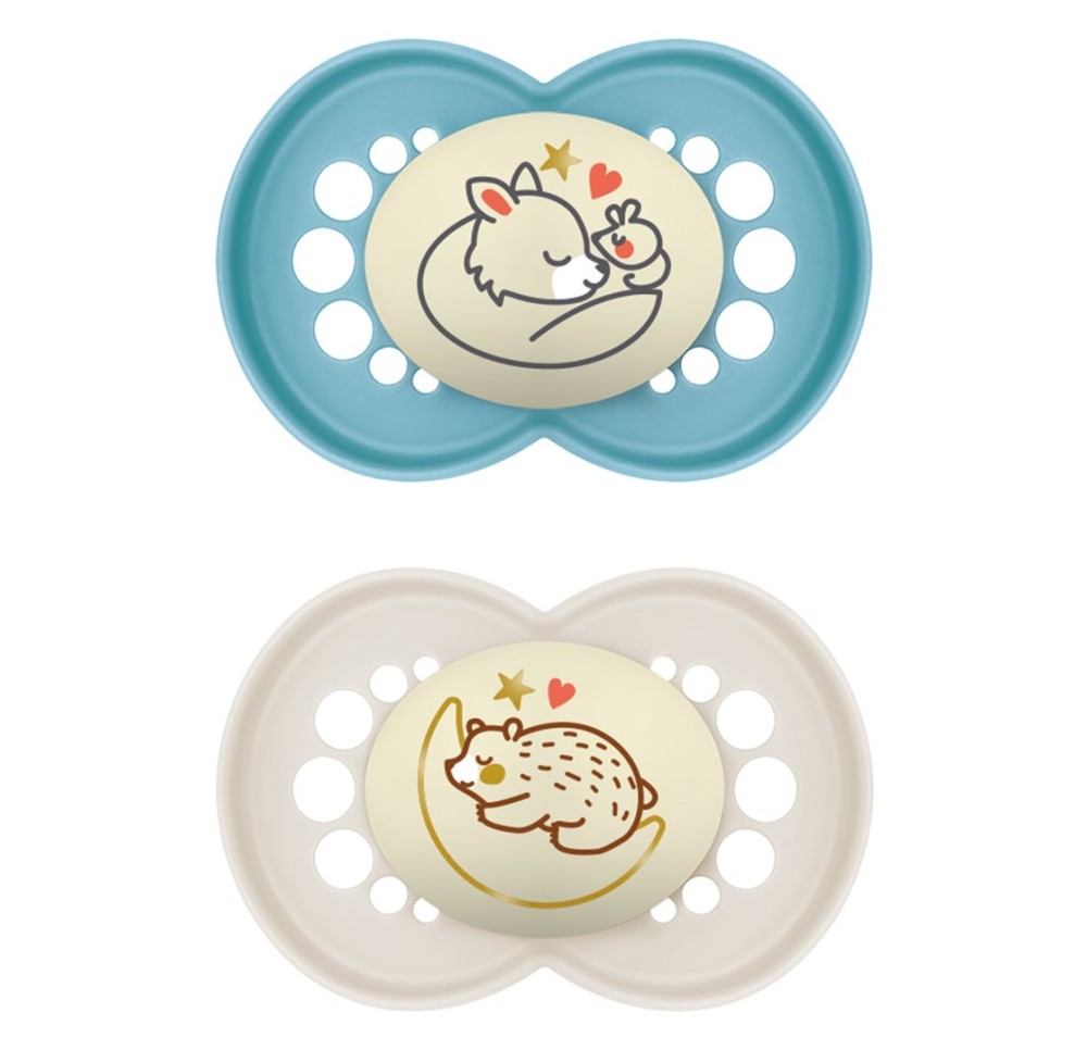 MAM Night lolette sil 6-16m Boy 2 pce