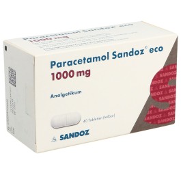 PARACETAMOL Sandoz eco cpr 1000 mg 40 pce