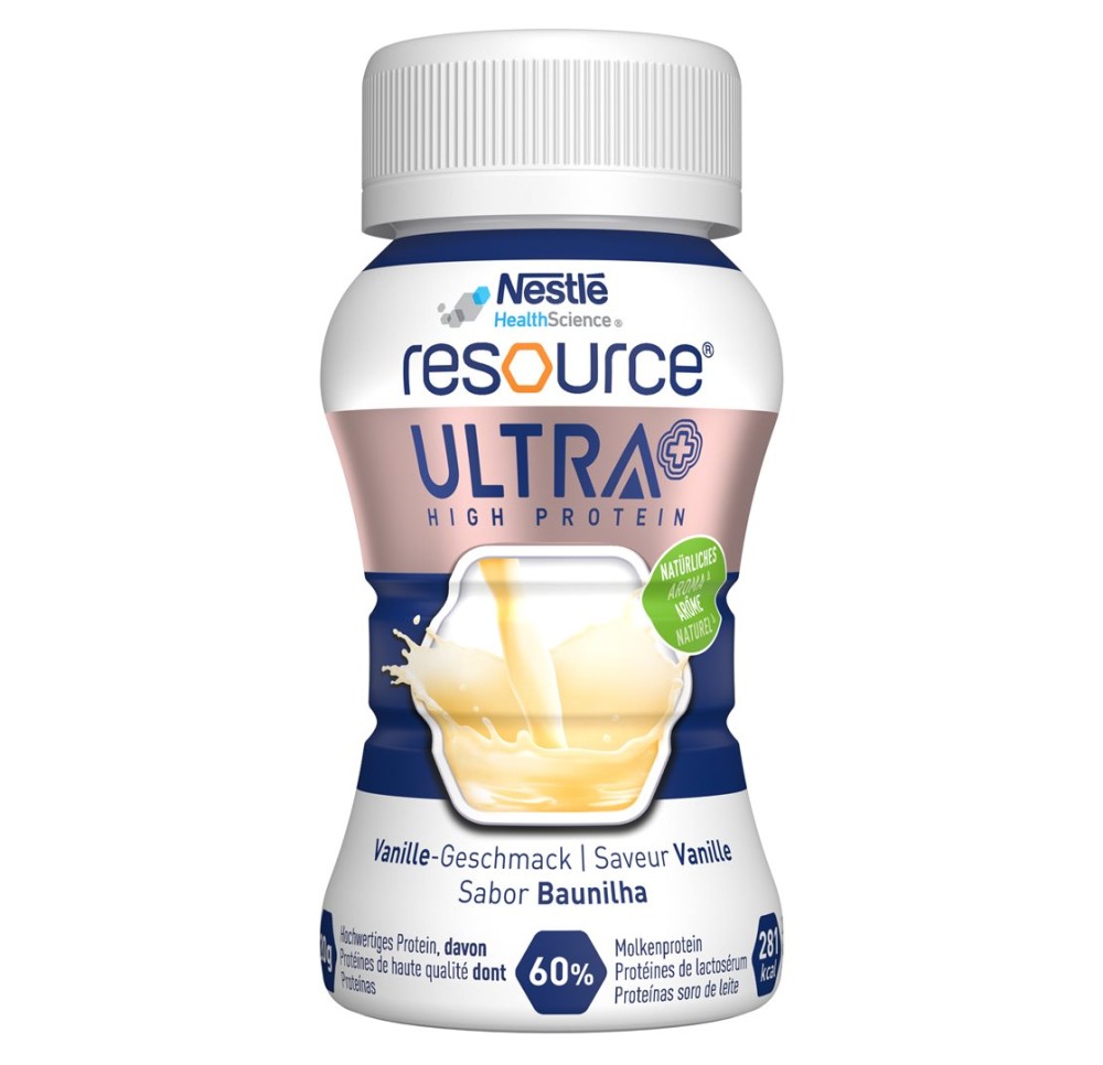 RESOURCE Ultra + vanille 4 fl 125 ml