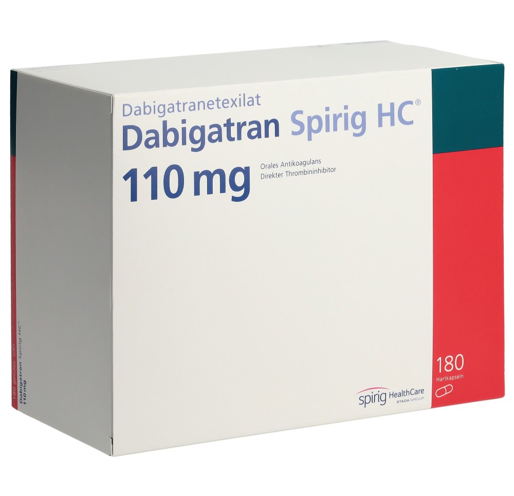 DABIGATRAN Spirig HC caps 110 mg 180 pce