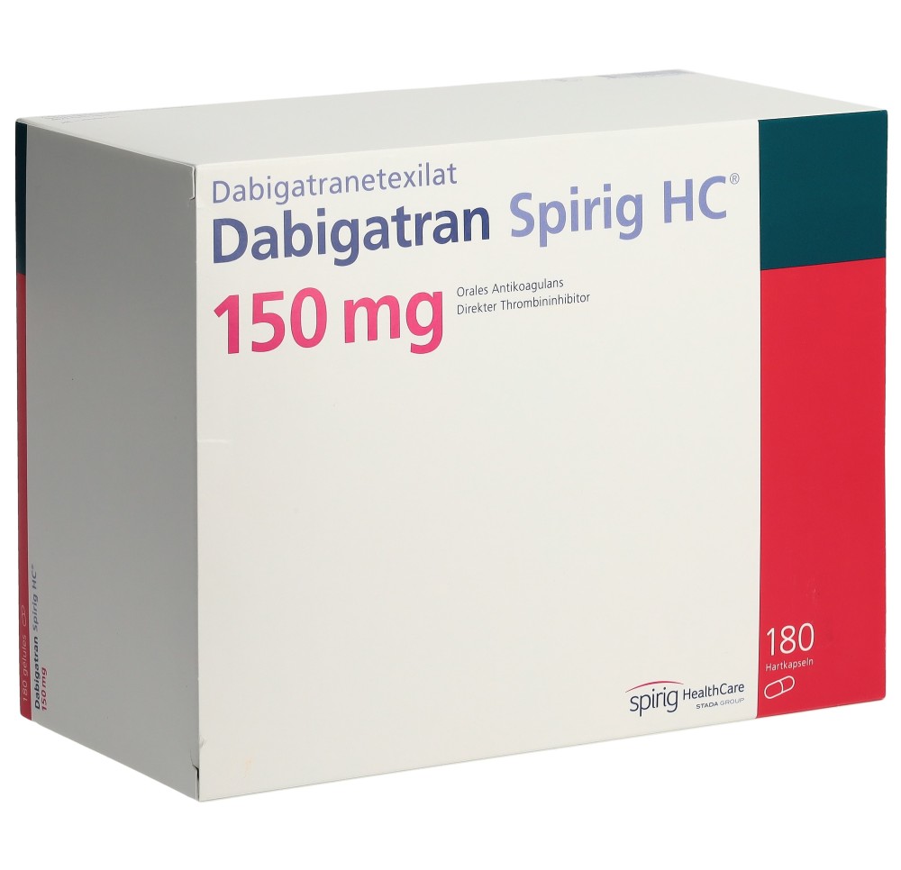 DABIGATRAN Spirig HC caps 150 mg 180 pce