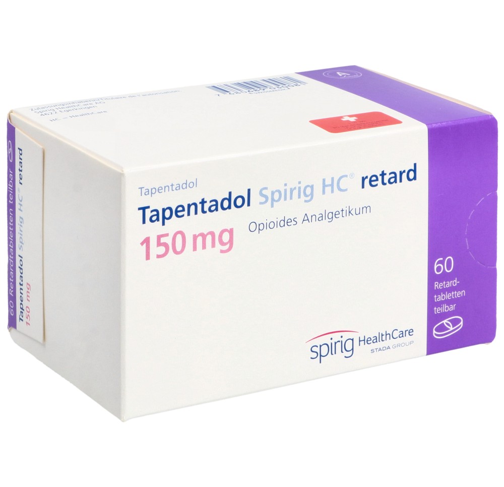 TAPENTADOL Spirig HC retard cpr ret 150 mg 60 pce