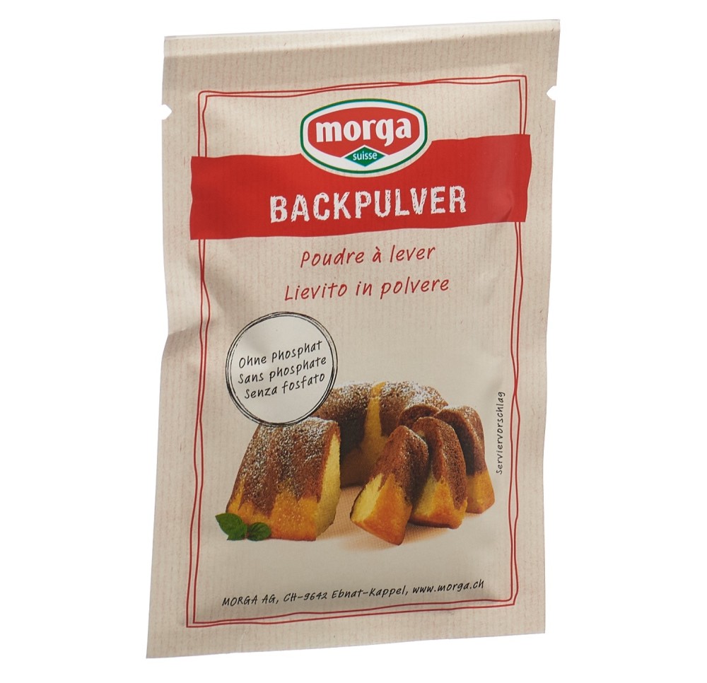 MORGA levure en poudre sans phosphate sach 22 g