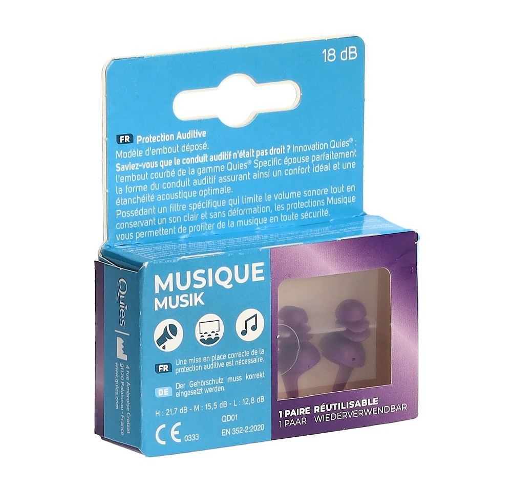 QUIES Specific musique 1 paire