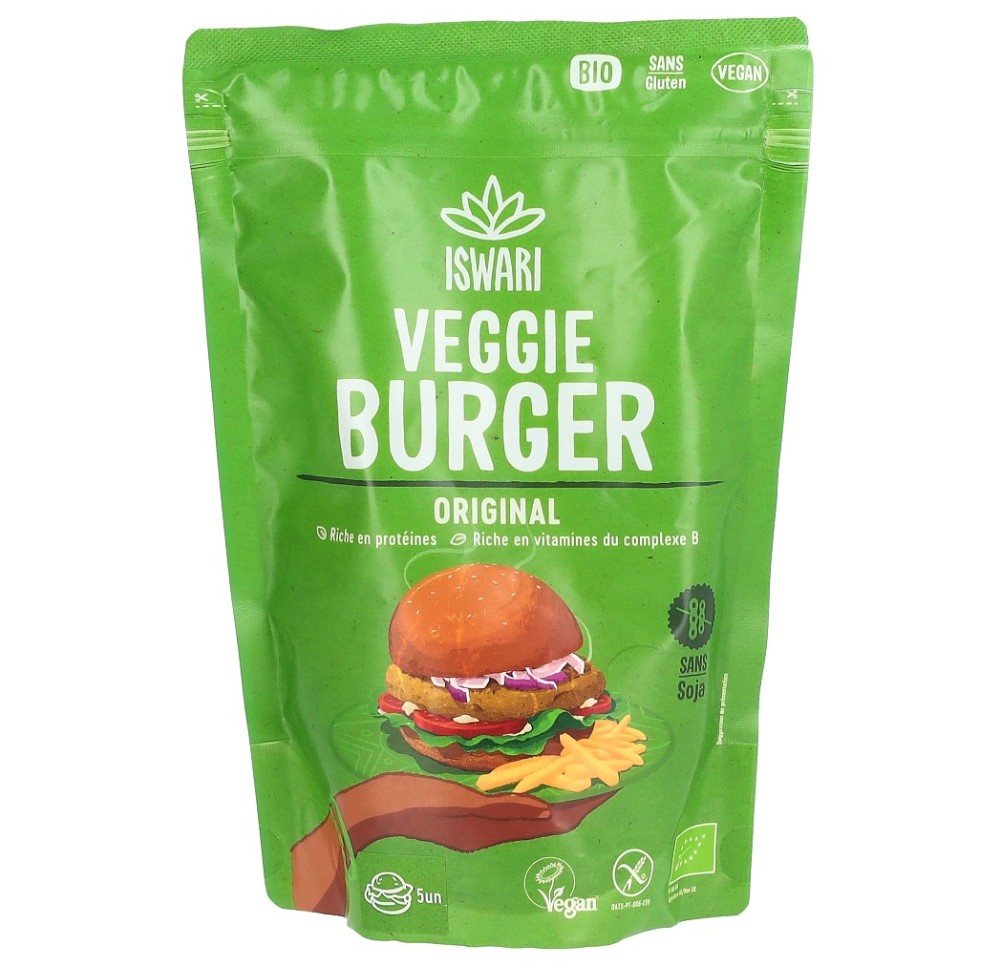 ISWARI Instant Mix Veggie Burger Orig BIO 250 g