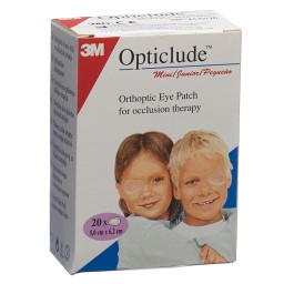 3M OPTICLUDE MINI pans ocul 6x5cm 20 pce