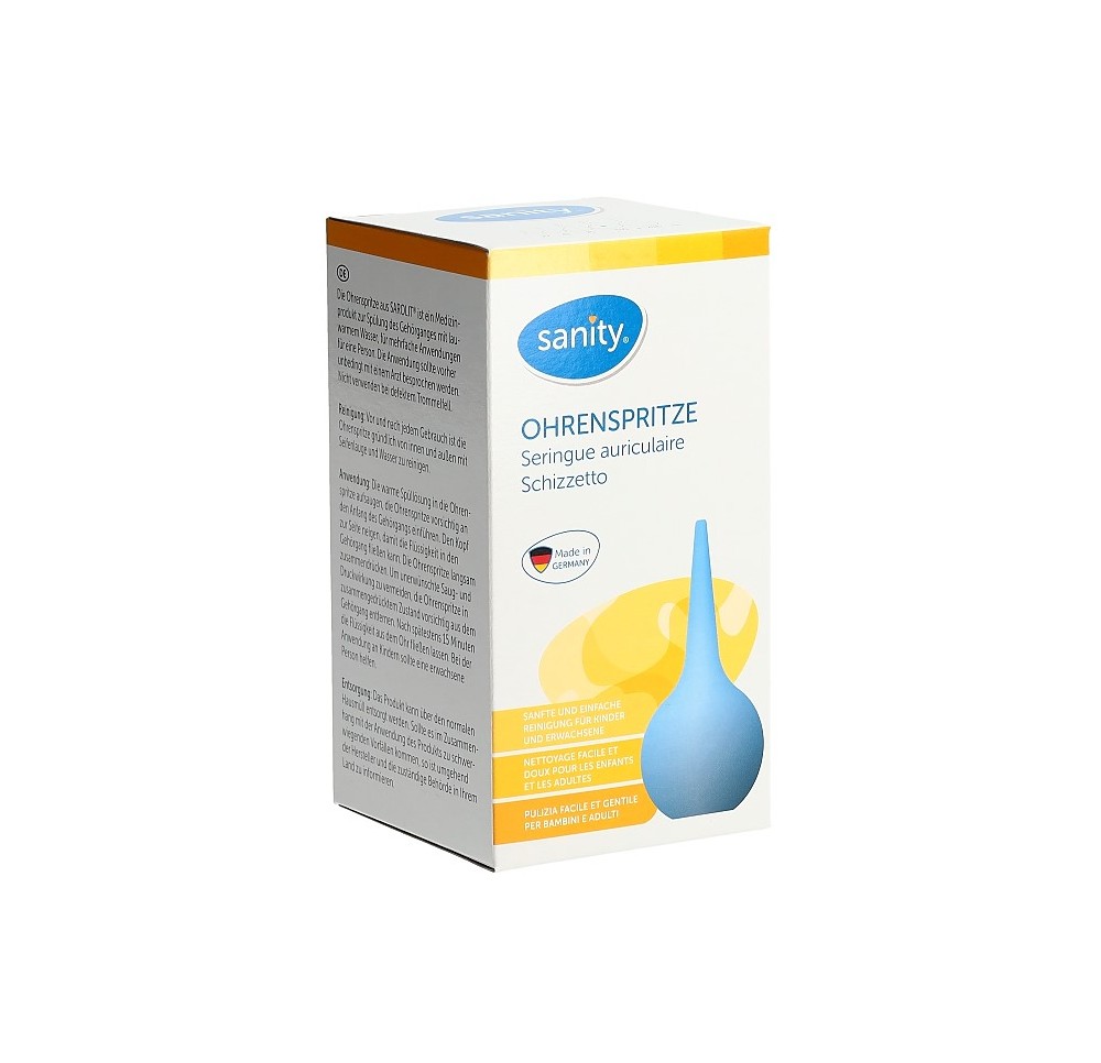 SANITY poire lavement pour oreilles Gr9 135ml