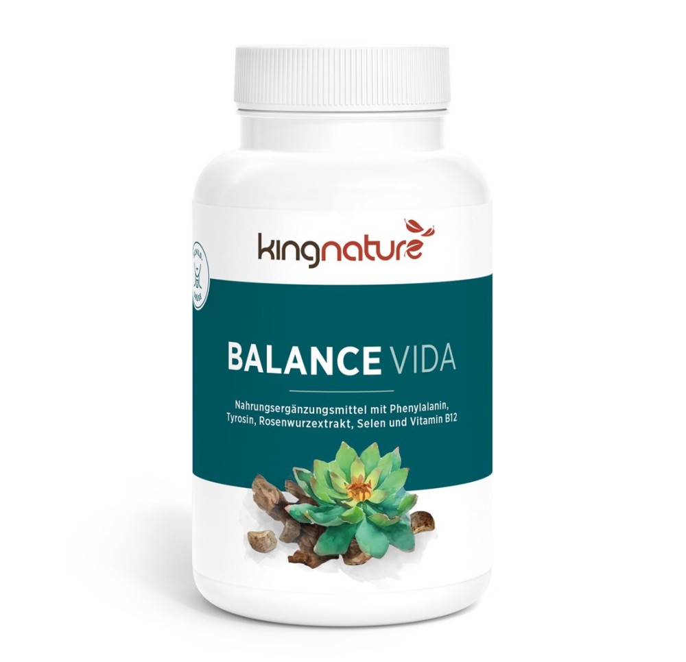 KINGNATURE Balance Vida caps 500 mg bte 120 pce