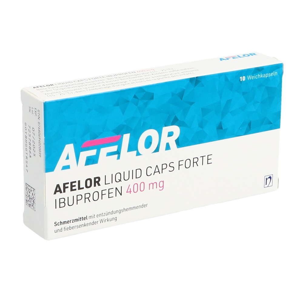 AFELOR Liquid caps forte 400 mg 10 pce