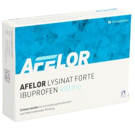 AFELOR Lysinat forte cpr pell 400 mg 10 pce