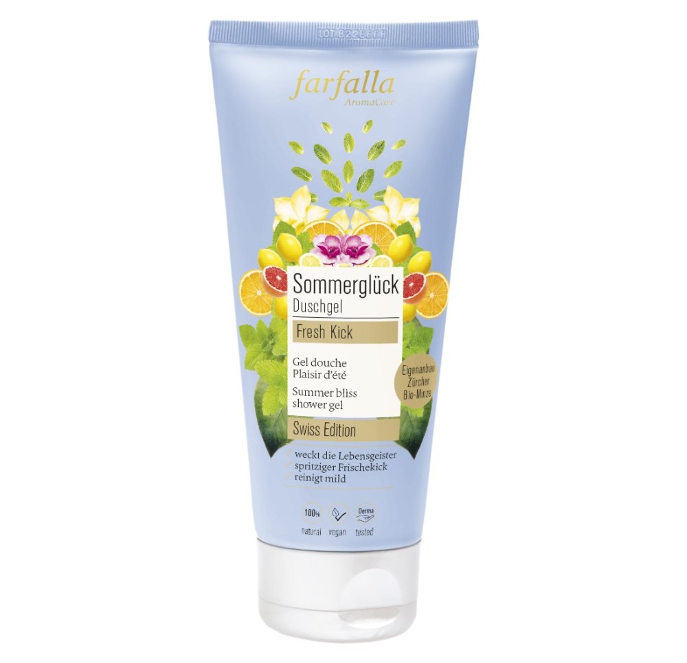 FARFALLA Gel douche plaisir d'été 200 ml