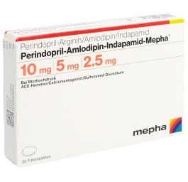 PERINDO AMLO INDAP Mepha 10/5/2.5mg 30 pce