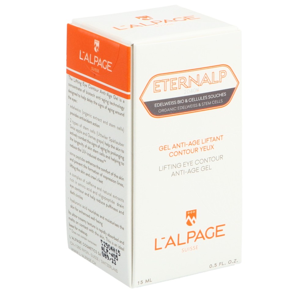 L'ALPAGE Eternalp 2040m anti-âge gel liftant 15 ml