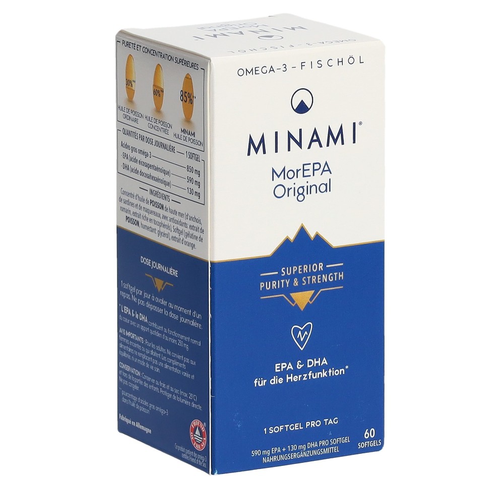 MINAMI MorEPA Original Softgels bte 60 pce