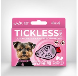 TICKLESS Pet protection tiques & puces rose