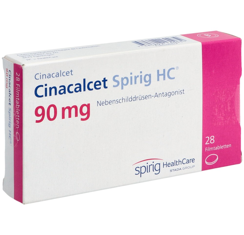 CINACALCET Spirig HC cpr pell 90 mg 28 pce