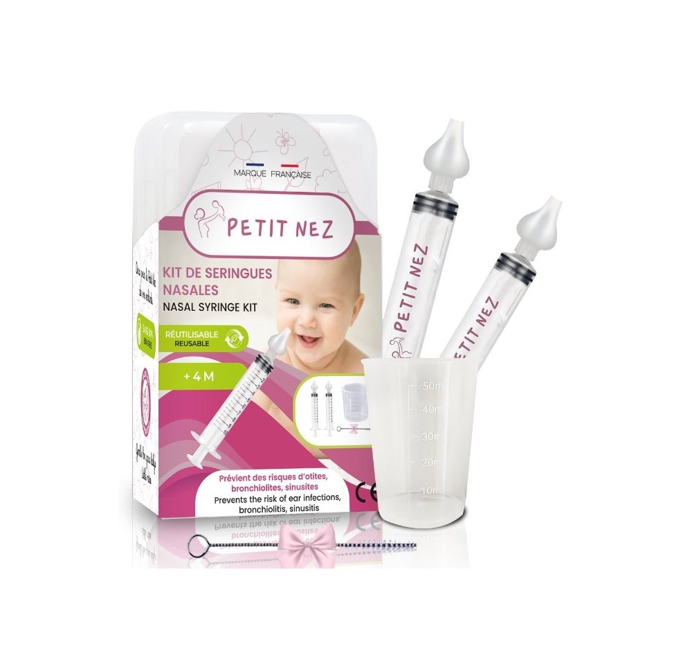 PETIT NEZ Kit seringues nasales 2pce+goupil+doseur