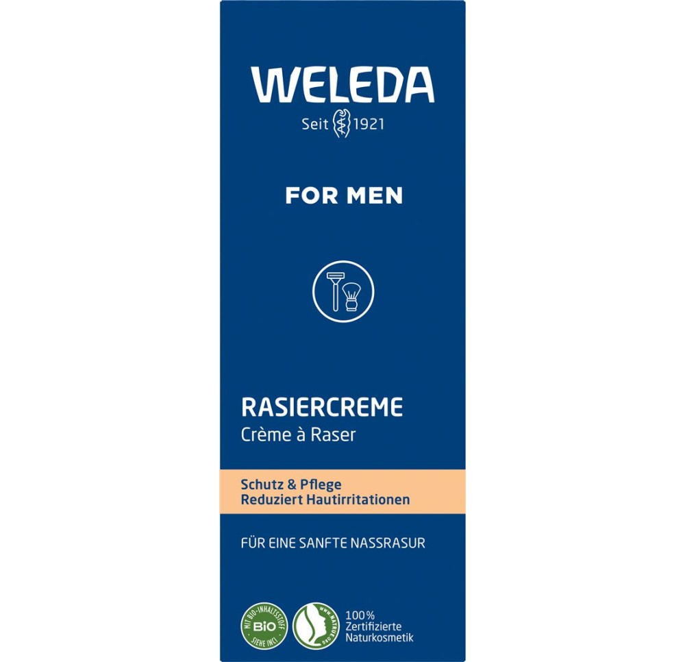 WELEDA FOR MEN crème à raser (n) tb 75 ml
