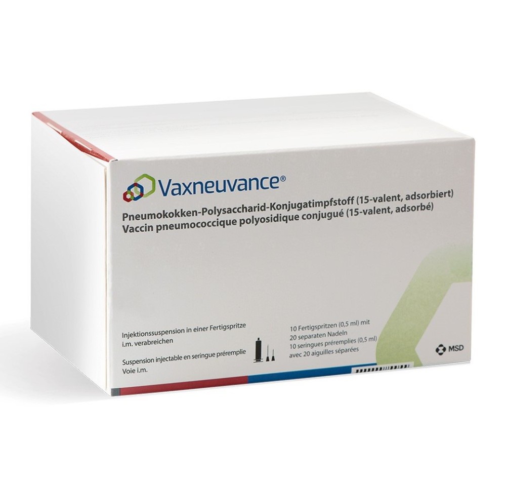 VAXNEUVANCE susp inj 10 ser pré 0.5 ml