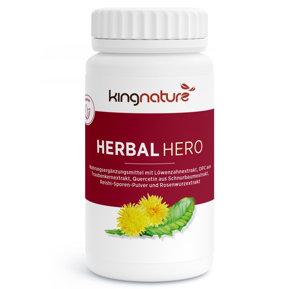 KINGNATURE Herbal Hero caps bte 60 pce