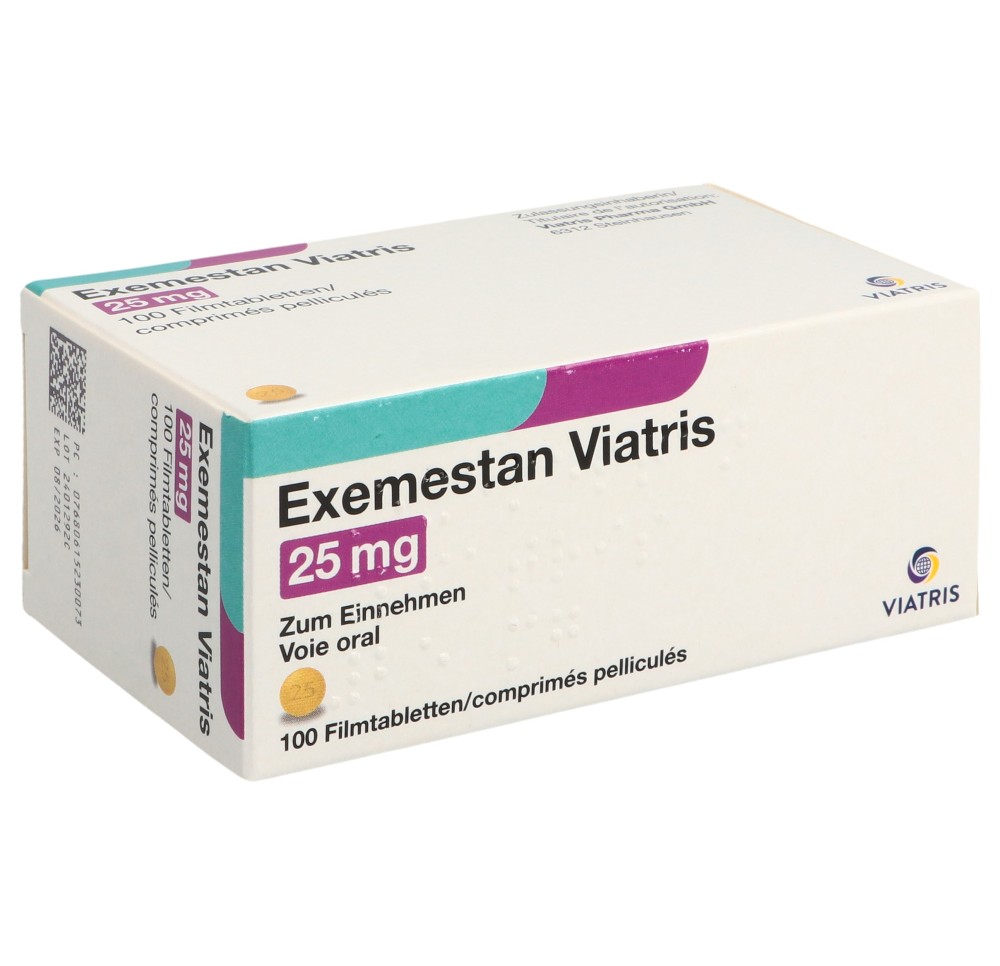 EXEMESTAN Viatris cpr pell 25 mg 100 pce