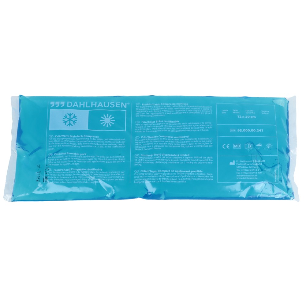 DAHLHAUSEN compr froid/chaudes 12x29cm uni 25 pce
