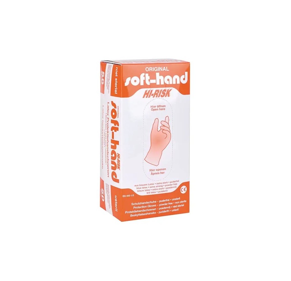 SERVOPRAX Soft-hand Hi-Risk gant L n pdr 50 pce