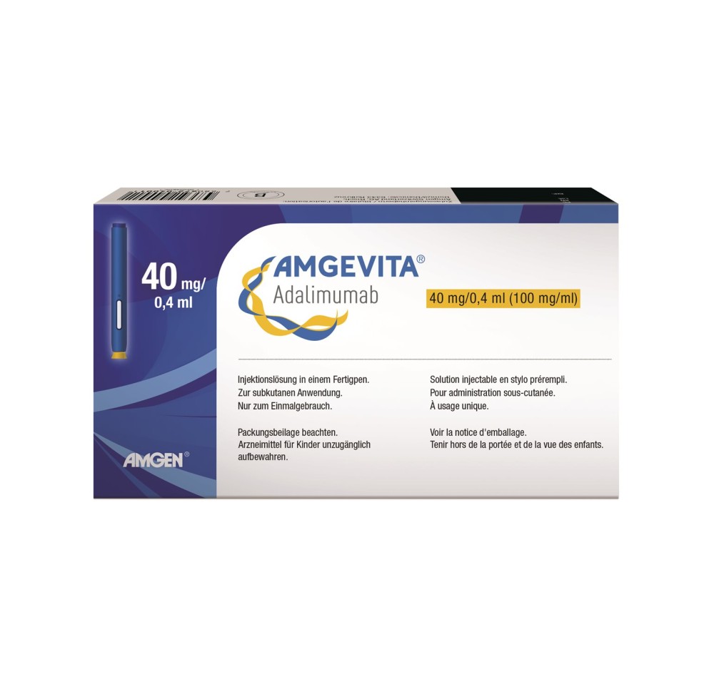 AMGEVITA sol inj 40 mg/0.4ml stylo prérempli