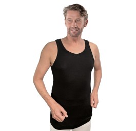 EUSANA hommes spencer L bretelles larges noir