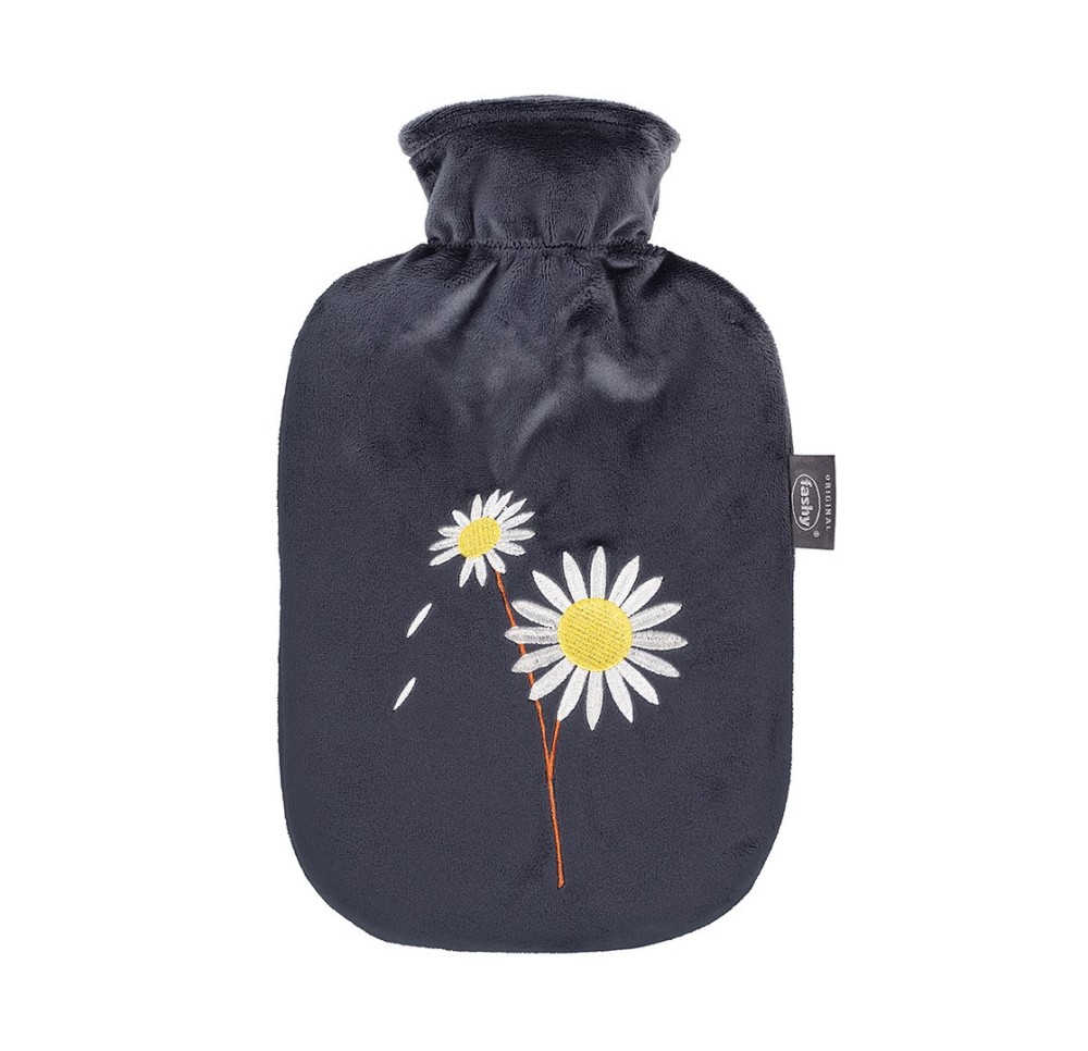 FASHY bouillotte 2l housse polaire anthr brod